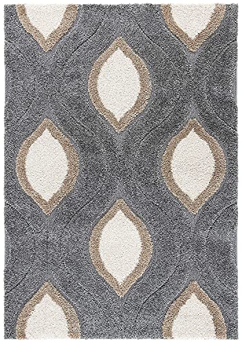 Image of Modern Quality Carpet /Trending Design Hand Woven Fluffy Rug /Mats for Bedroom /Dinning Hall /Living Room 2-inch Thick [Size 2x6 feet (Runner)]