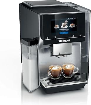 SIEMENS EQ700 Bean to Cup Coffee Machine, TQ717GB3, Stainless Steel