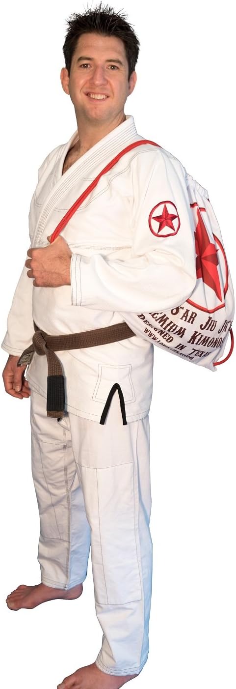 #1 BUNDLE in Kids BJJ Jiu Jitsu Gi's Includes Free Belt + Free Carrying Bag + Free Submission and Position Videos + 30 Day Comfort Guarantee. IBJJF Approved - Lone Star Premium Uniform