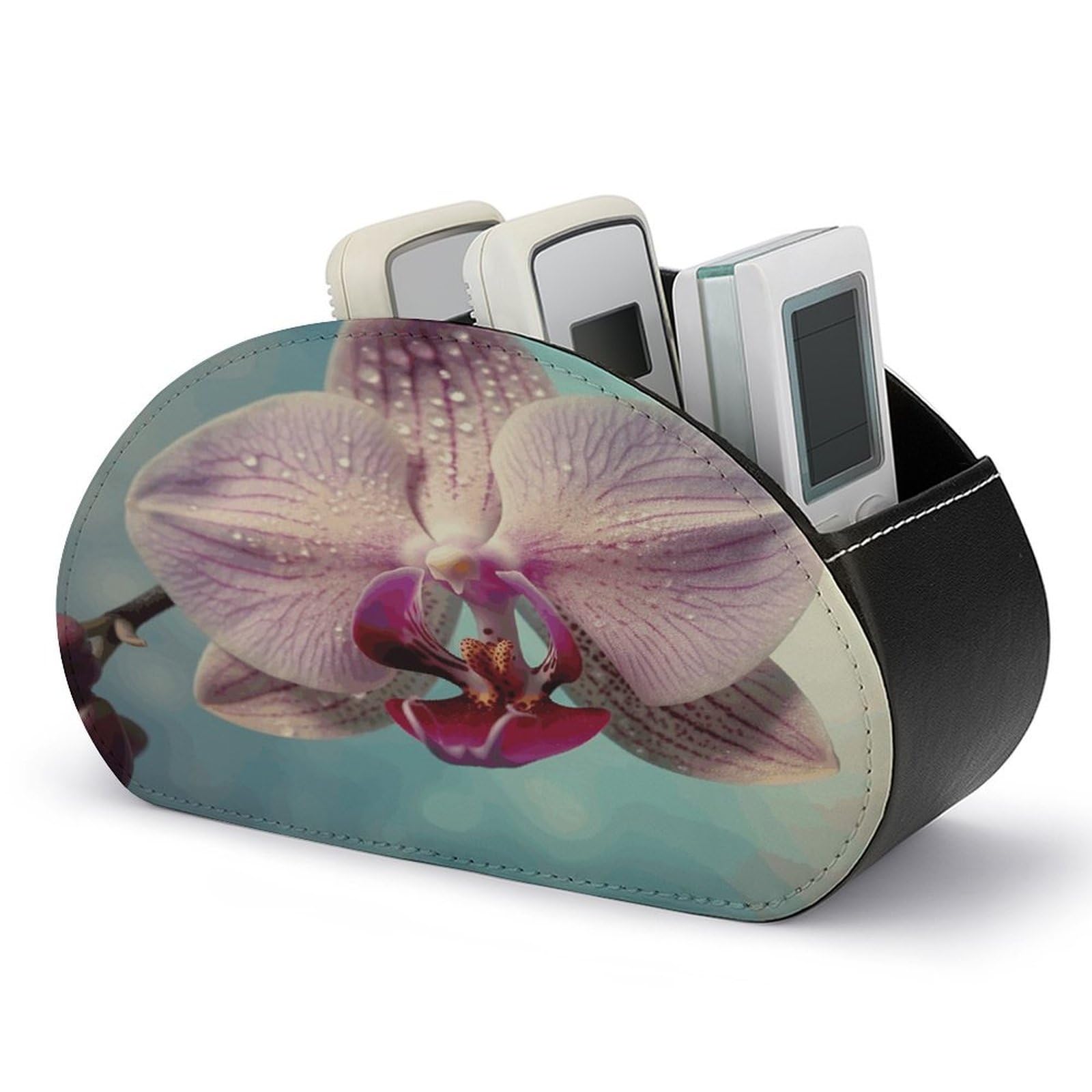 Btcowzrv Style A Blooming Flower Remote Control Holder With 5 Compartments