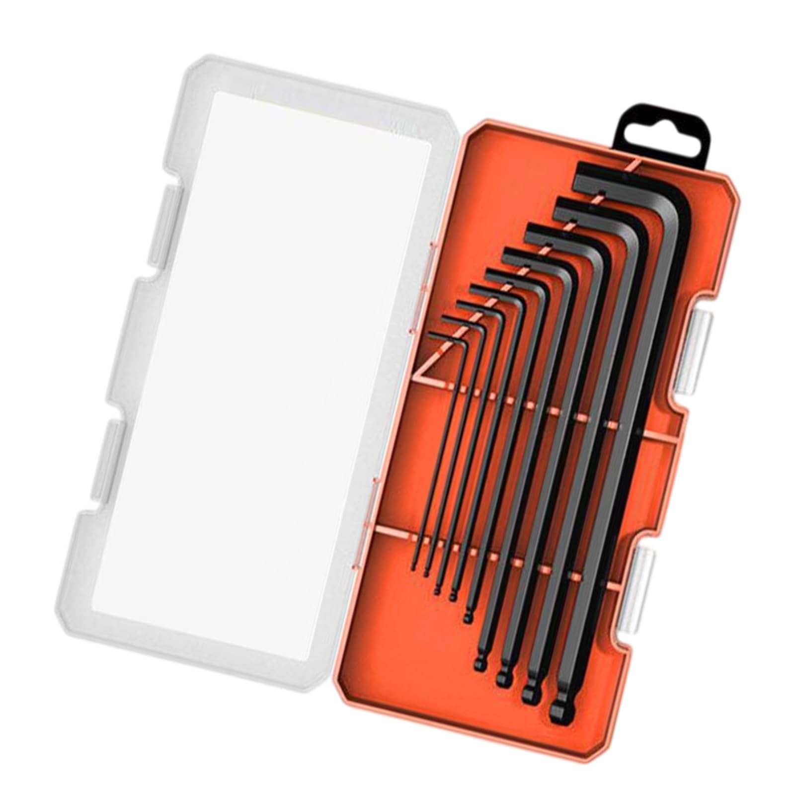 Tsophreniq Special Length Industrial L Type Screwdriver Set 9Pcs Ergonomic L Shaped Wrenches For Automotive And Appliance Maintenance Wrench Set