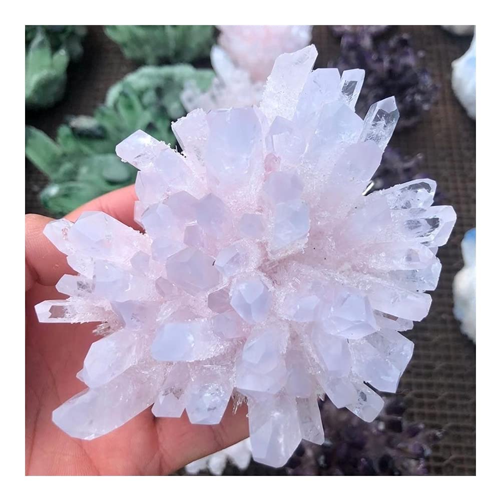 Health & Household Natural White Crystal Crystal Clusters, Allowing The Placement of Crystals for Therapeutic Purposes (Size : 10pcs)