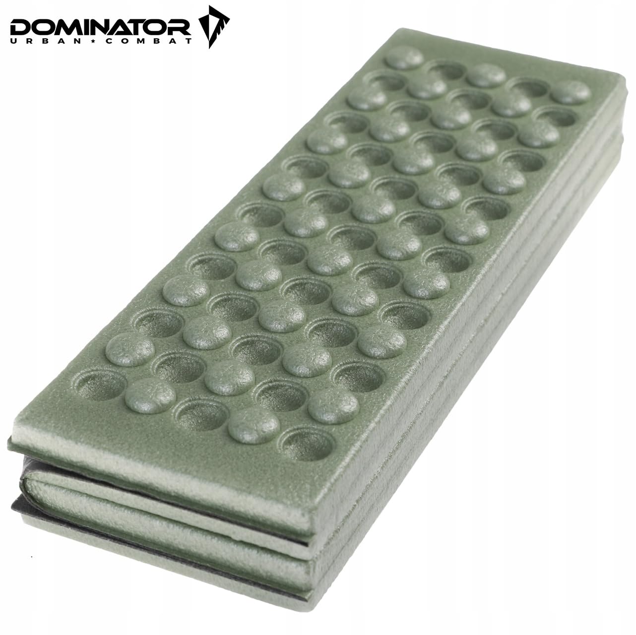 Dominator mata termiczna do siedzenia – kompaktowa i składana, poduszka 39 x 29 cm, do aktywności na świeżym powietrzu, oliwkowa