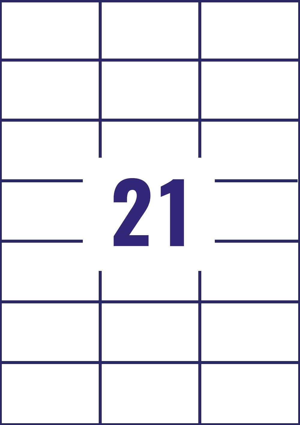 Avery 3652 etykiety uniwersalne (A4)