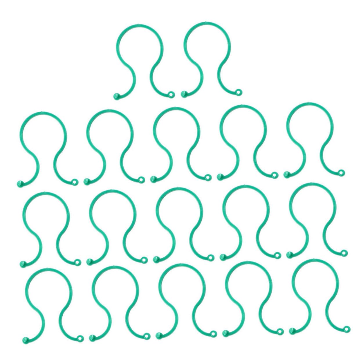 Toddmomy 4 Sätze Pflanzenclip Gartenpflanzenclips Klammern Gemüsepflanzen Große Pfahlstütze Rankenclips Blumenpflanzenclips Pflanzen Feste Clips Blumenclips 100 Stück * 4