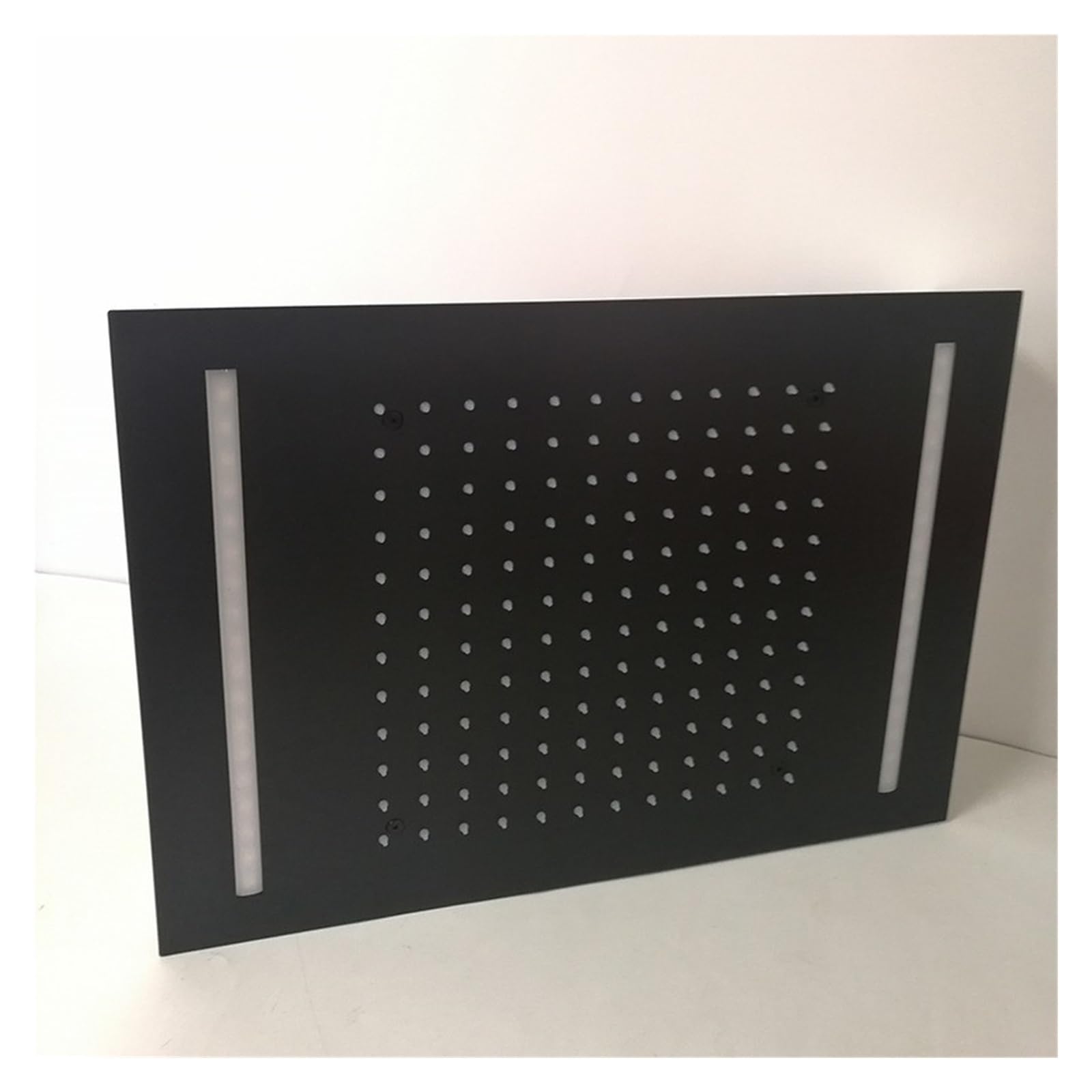 Set Doccia a soffitto Sistemi Doccia Intelligenti Neri con Pannello di Controllo Touch Digitale termostato, soffione a Pioggia LED 500 * 360MM Bagno(Shower Head Set)
