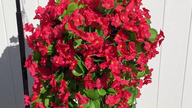 Amazon.com: MJFloria Artificial Silk Hanging Flowers Plants