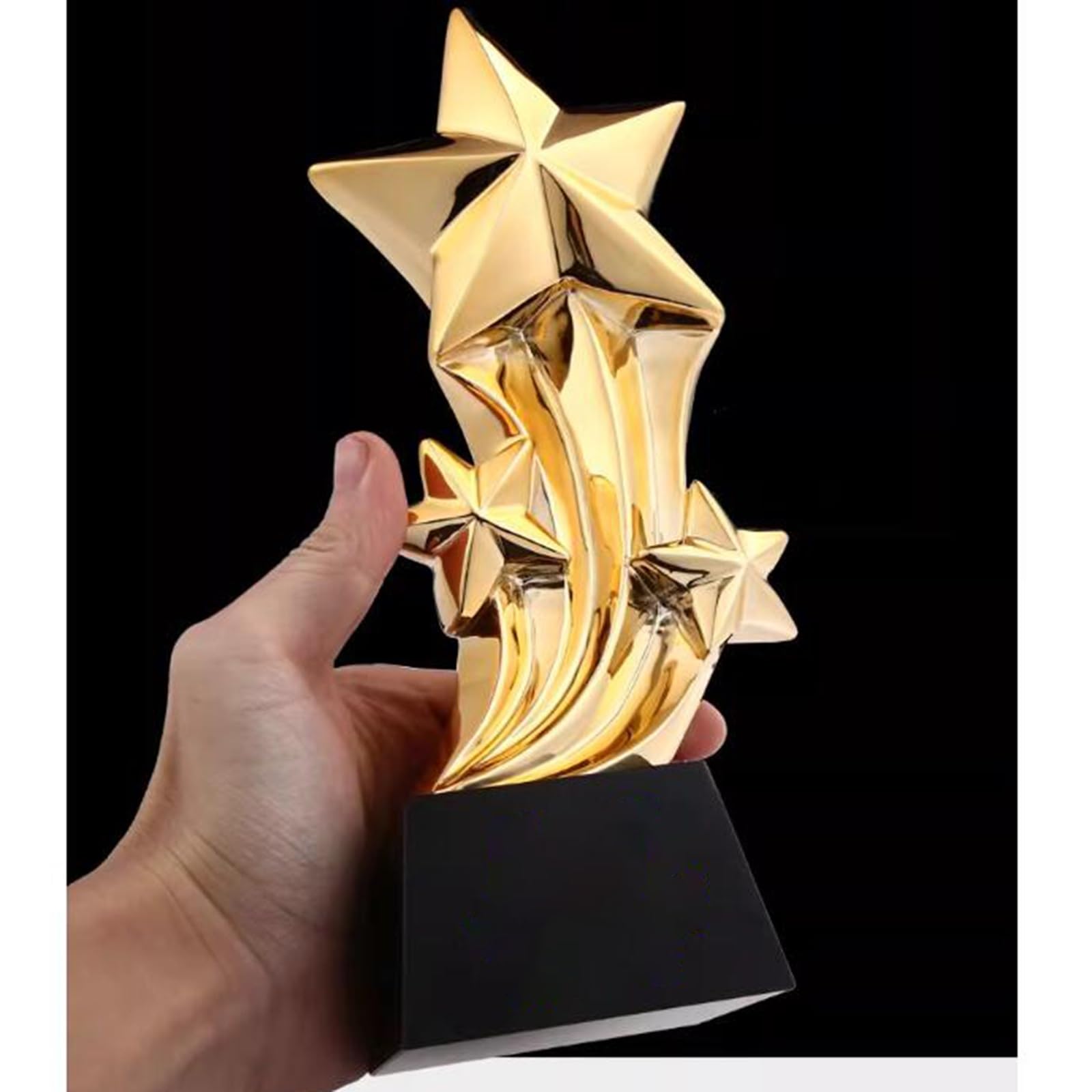 Trofeo del Partido Escolar De Baloncesto Y Fútbol. Trofeo Estrella De Cinco Puntas Trofeo A La Mejor Película del Festival De Cine Adornos Y Regalos