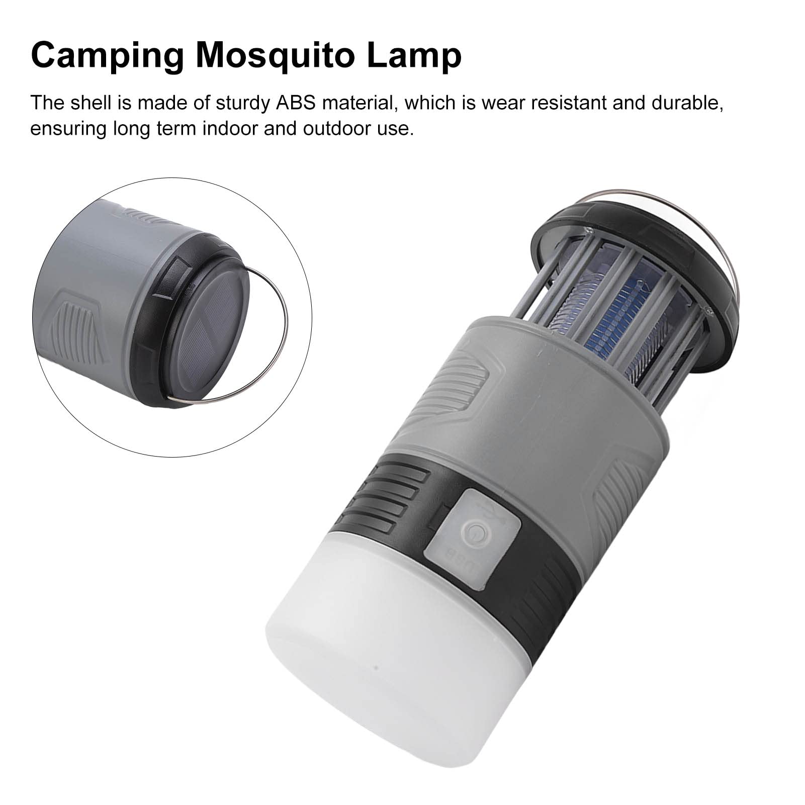 Campingowa latarnia LED Lampa na komary 2 w 1 Rozciągliwa lampa Solor Ładowana przez USB lampa LED do użytku na zewnątrz