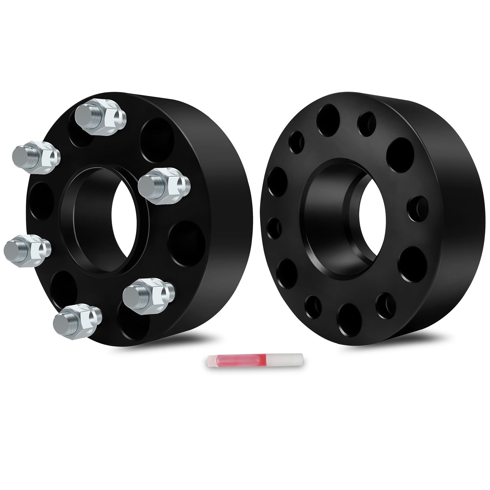 SCITOO 2Pcs 6x5.5 Wheel Spacers 2 inch for Chevy/for GMC Black