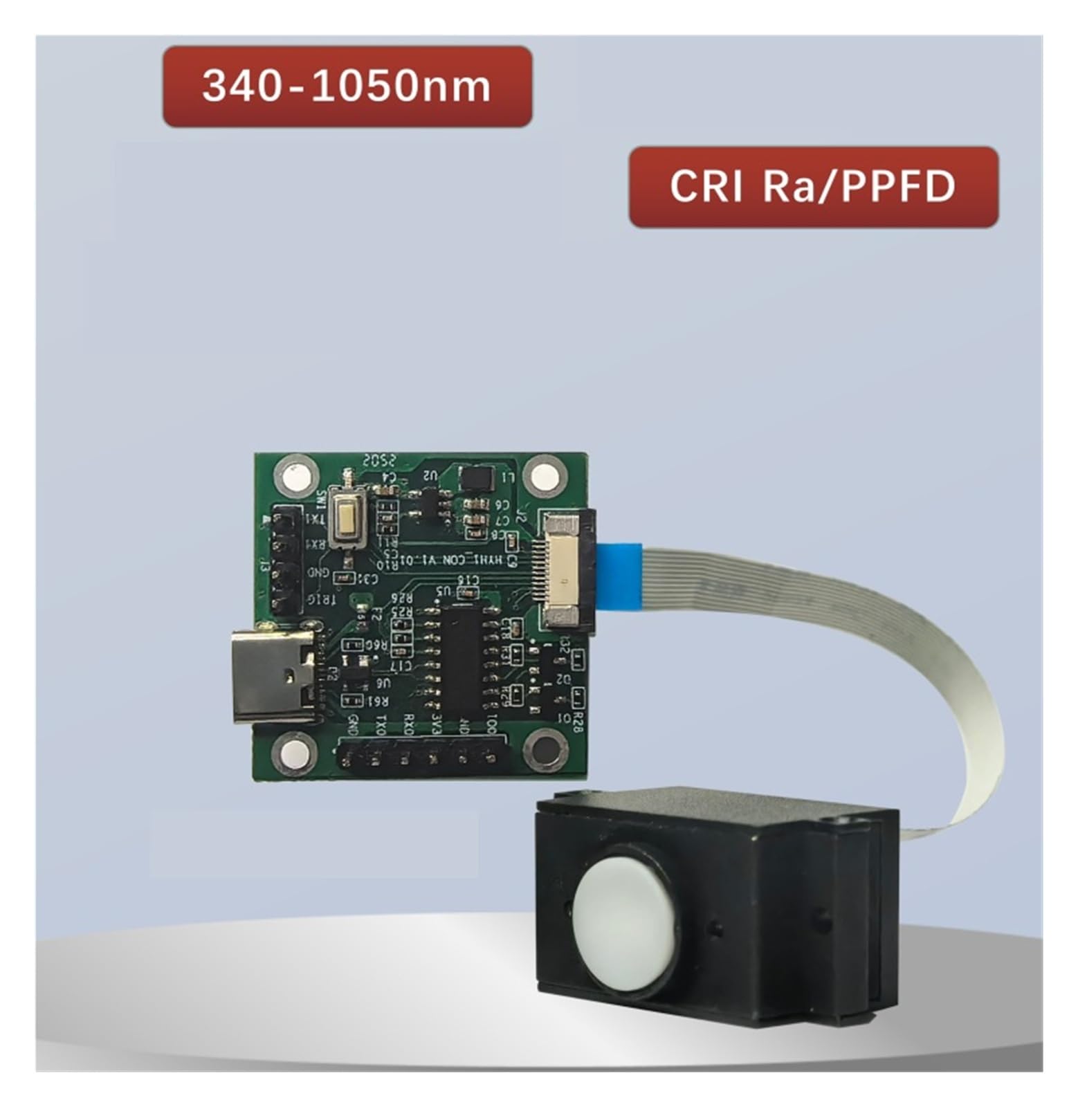 Miernik natężenia oświetlenia H1 Micro Spectral Sensor 340-1050 nm + opcjonalna płytka sterująca Wysoka czułość, niski błąd(Model B)