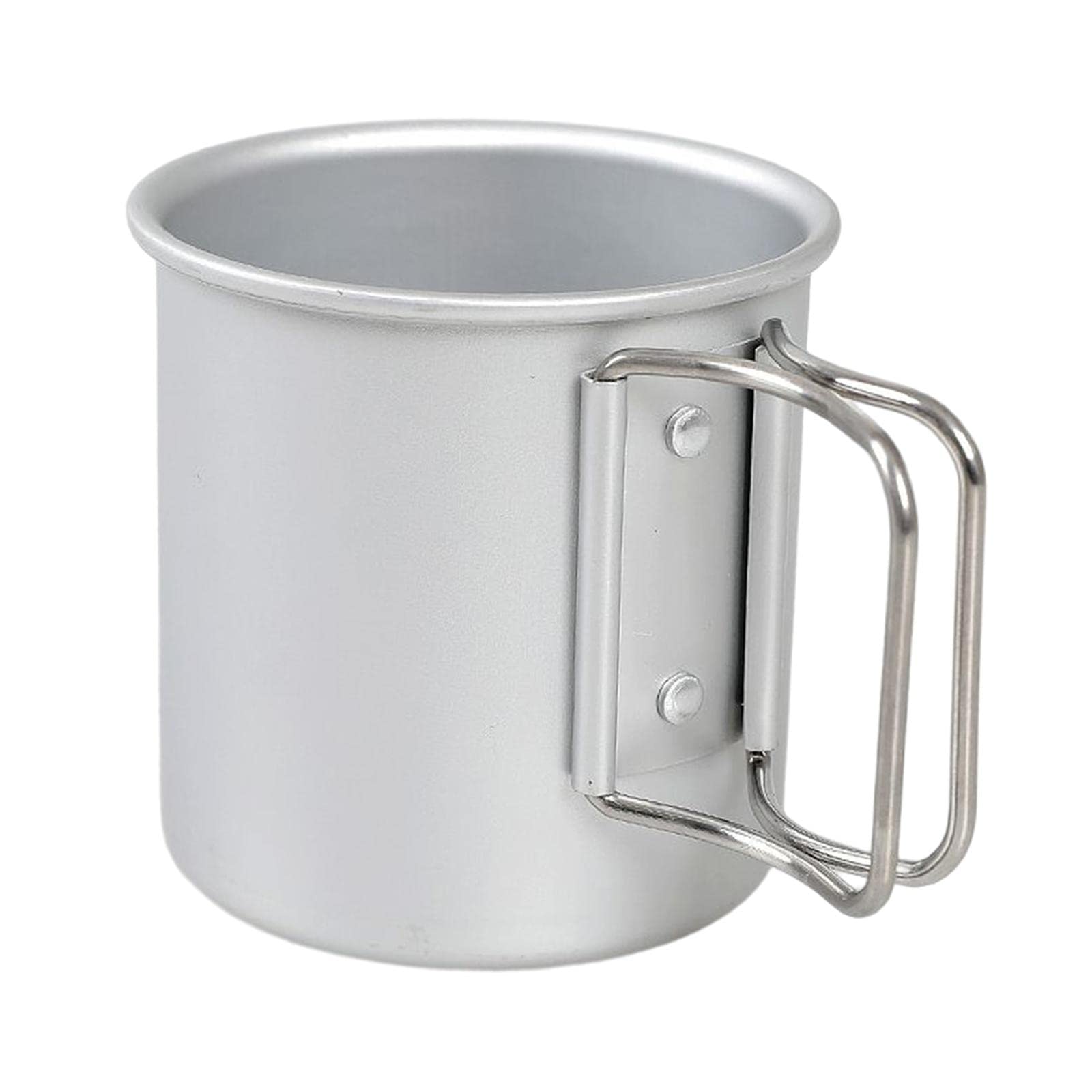 CLUB BOLLYWOOD®Coffee Mug Camping Mug Foldable Handle 0.3L Lightweight for Touring Trips Silver|Sporting Goods | Outdoor Sports | Camping & Hiking |1 Camping Cup-image-47
