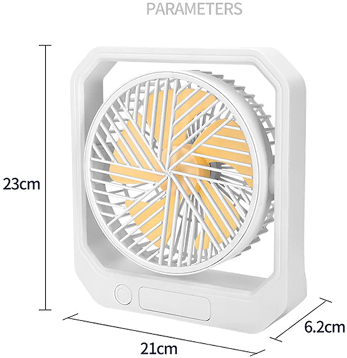 Ventilatori Personali con Ricarica USB, Ventilatore da Tavolo Ventilatore Portatile Raffreddatore d'Aria Ventilatore da Tavolo per la Camera da Letto dell'home Office
