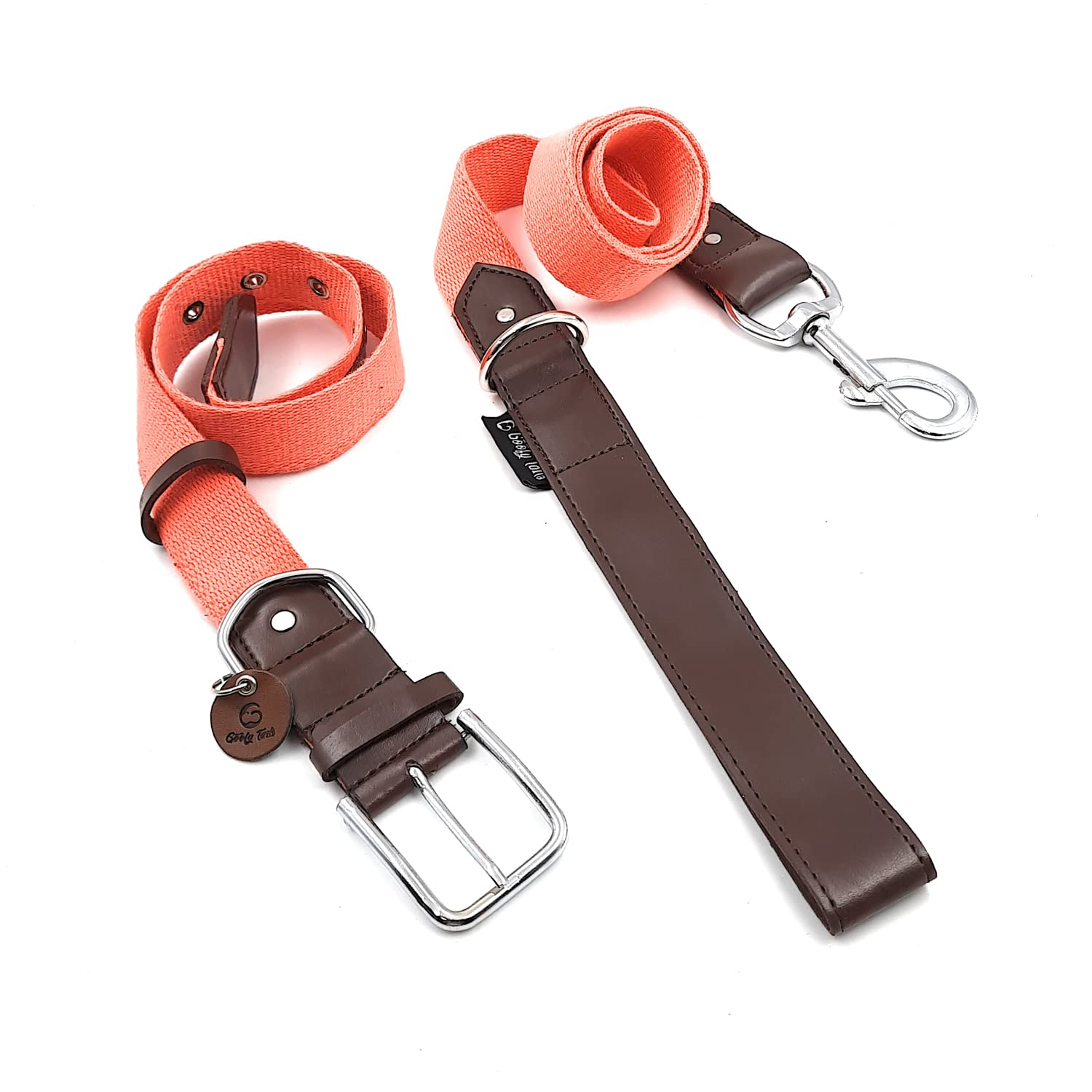 Goofy Tails X Design Chefz Eco-Luxe Collar and Leash Set | Dog Leash and Collar | Dog Collar for Small Dogs | Dog Collar for X-Small Dogs and Puppies (Neon Pink) (B09JCB9HPL) Amazon Price History, Amazon Price Tracker
