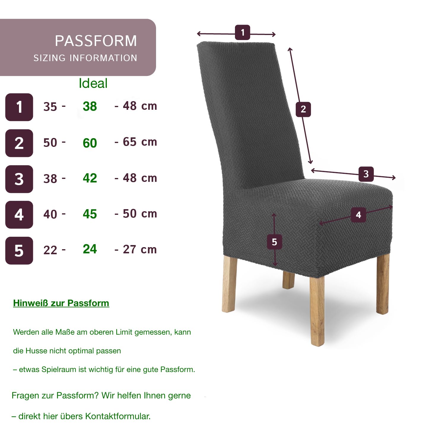 Set Di 4 Coprisedie Elastici Scheffler-Home - Eleganti E Pratici Per Pranzo, Festività E Quotidiano - Foto 4