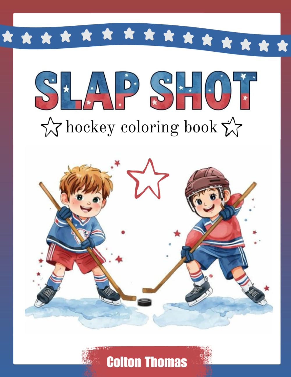 Slap Shot: Hockey Coloring Book
