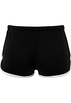 パンツ COURREGES Women Shorts Burmudas 324CPA220W00113 Black Urban Classics Women's Shorts Ladies French Terry Hotpants