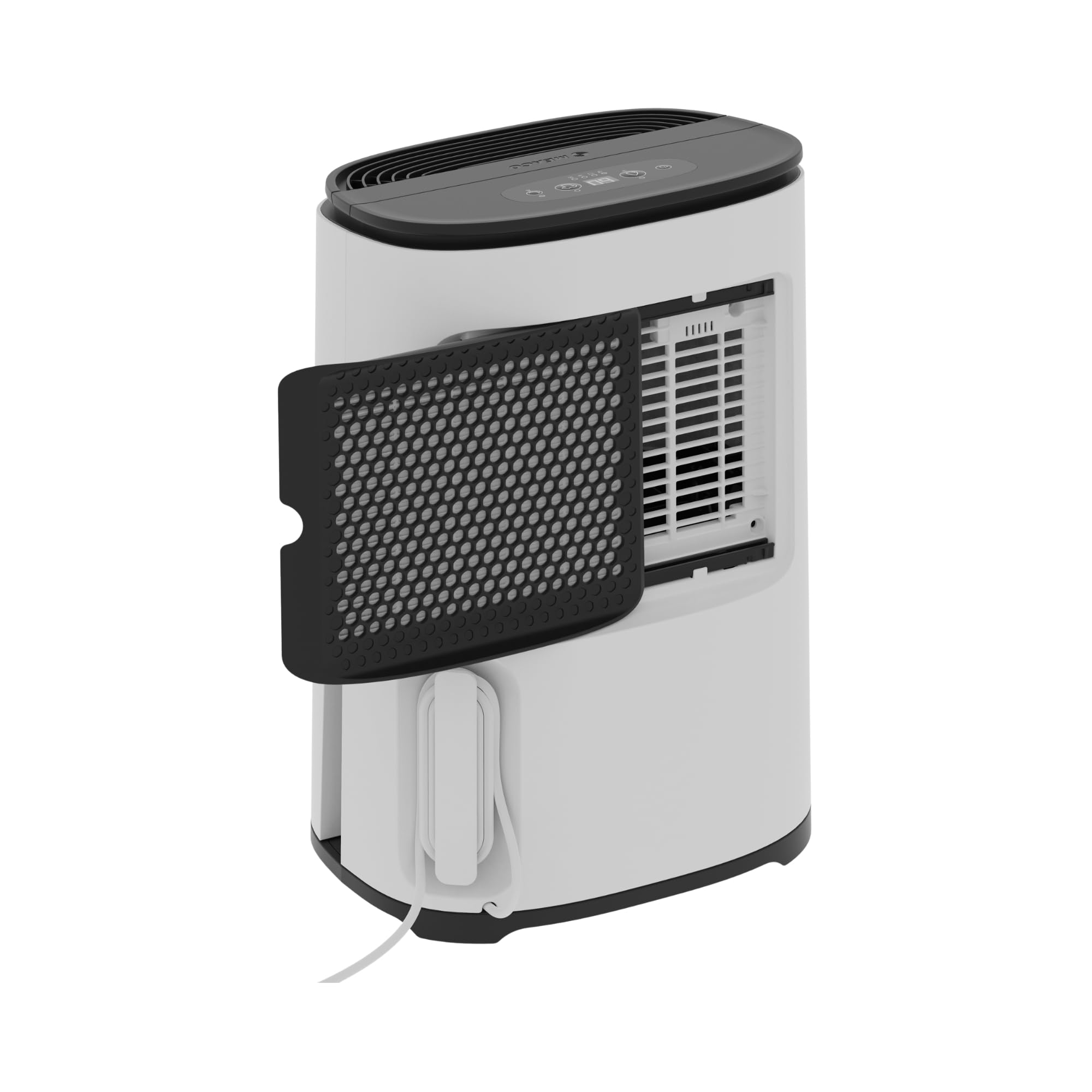 Deshumidificador y Purificador MeacoDry Arete Two 25L – Silencioso 40/50 dB, App Móvil y Alexa, Secado Ropa Rápido, Filtro HEPA, Ideal Hogares 4+ Dormitorios y Espacios Fríos