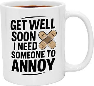 Casitika Get Well Gifts For Women After Surgery. 11 Oz Funny Feel Better Mug. Wishing A Soon Recovery Care Cup. Feel Better Gifts For Women, Men At Hospital Stay.