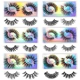 DYSILK Mink Lashes False Eyelashes - 12 Pairs Lashes 12 Styles Mixed Lash Extension - False Lashes D
