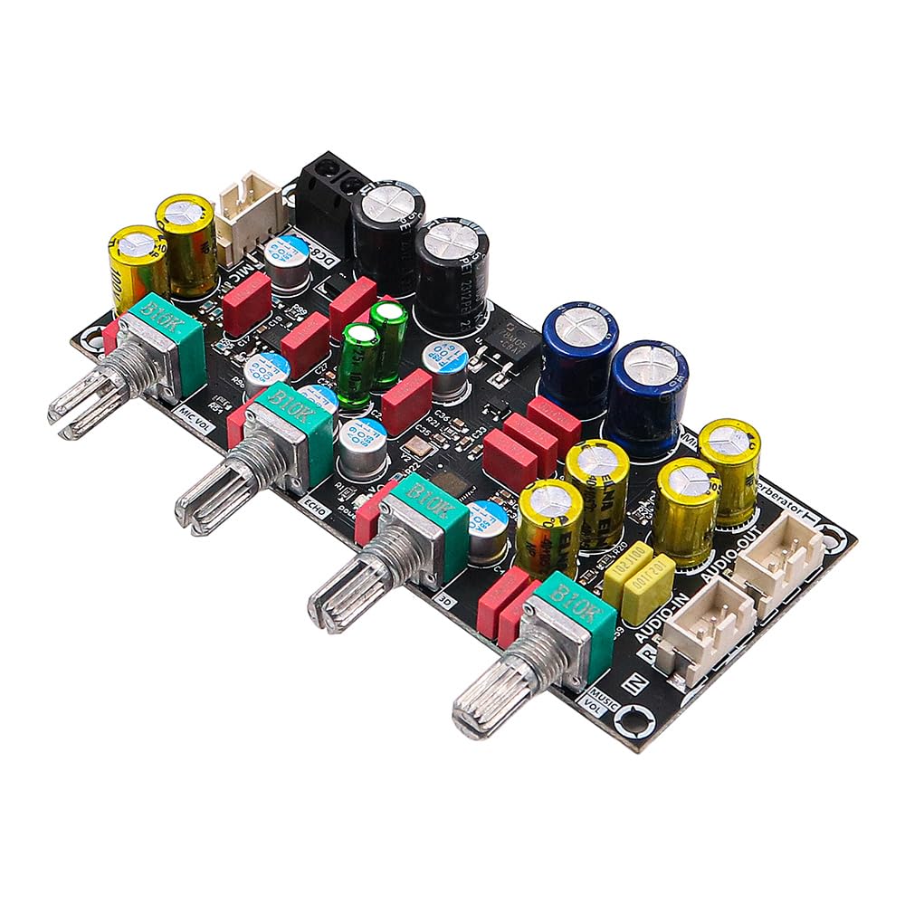DollaTek Carte amplificateur de microphone numérique Plaque de karaoké Préamplificateur Réverbérateur Suite Composant Carte amplificateur de microphone AMP ?