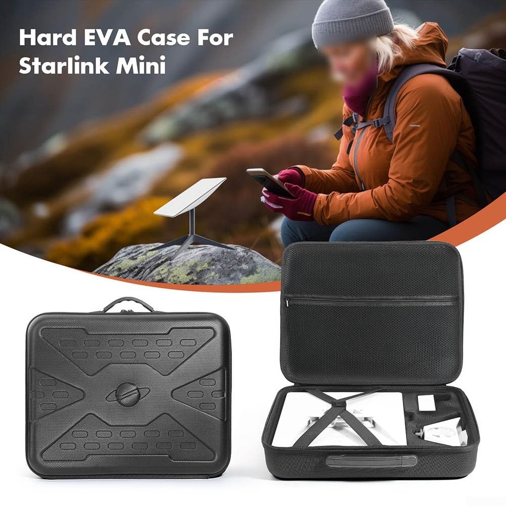 Estuche EVA Negro para Starlink para mini Portátil Estuche EVA