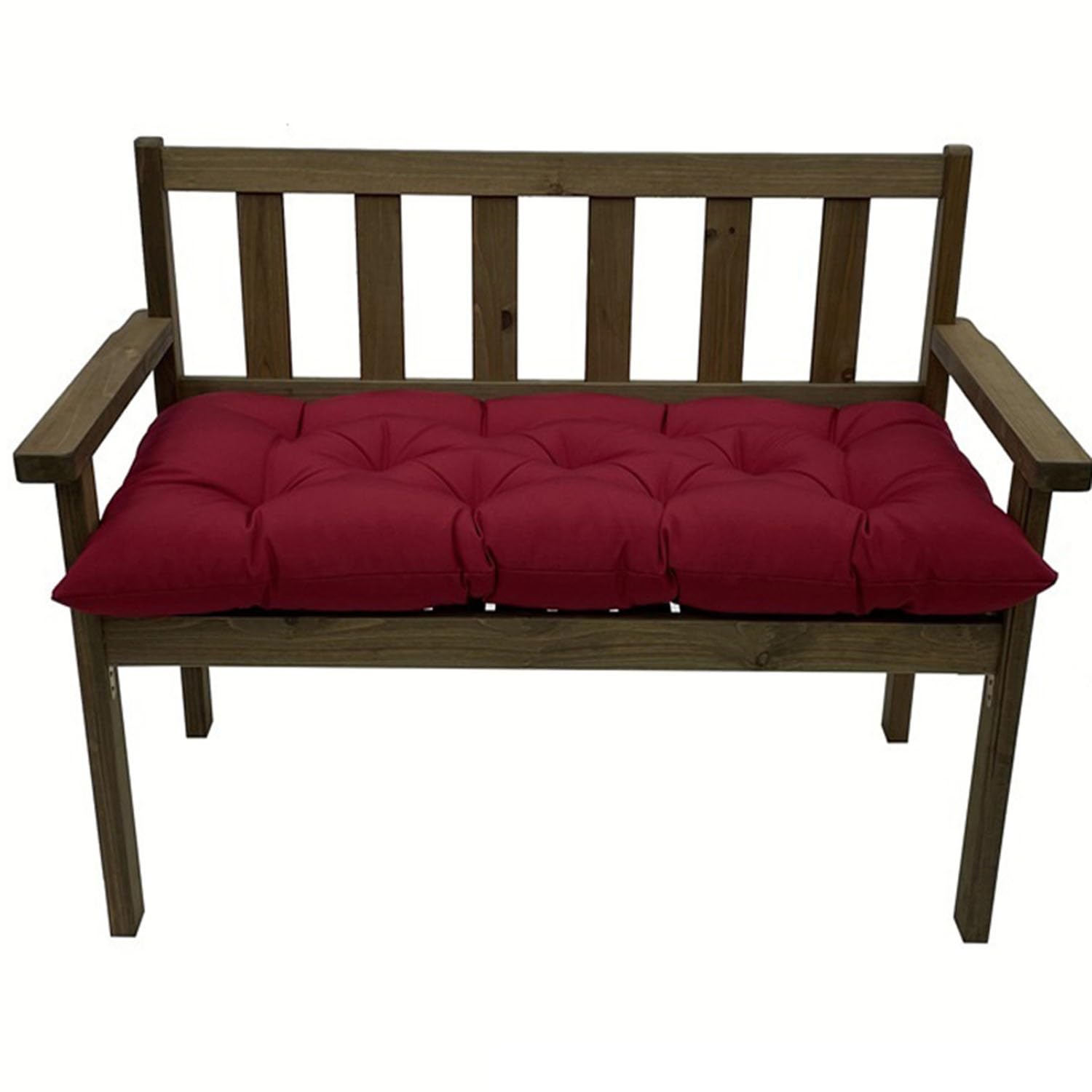 Coussin de banque intérieure et extérieure antidérapante - Gris taupe 100 x 50 x 8 cm