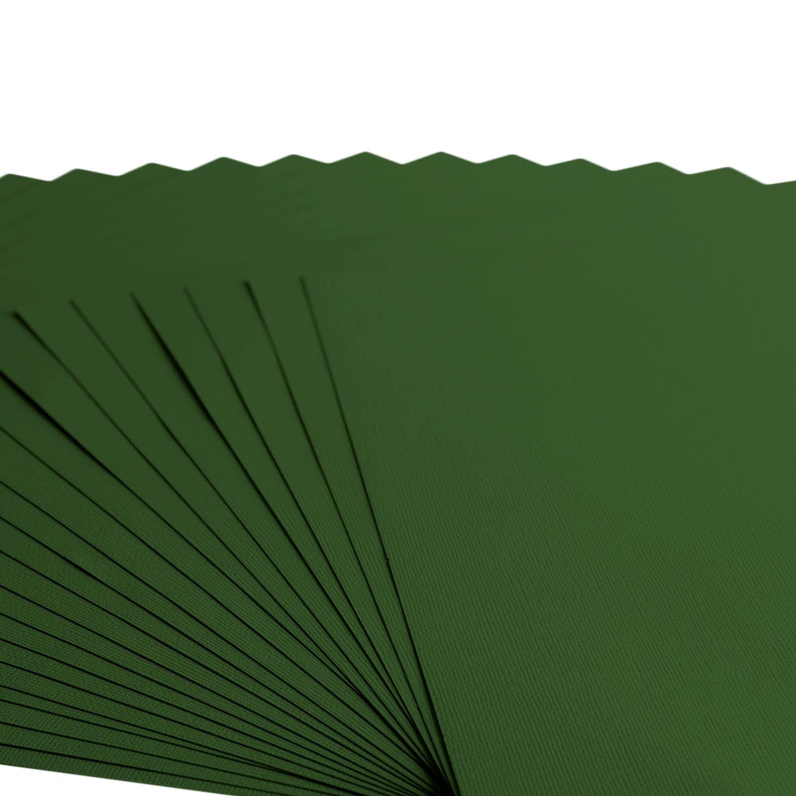 Florence Papier Cartonné Vert Rugueux Vaessen Creative - 30,5 X 30,5 Cm - 24 Feuilles 216 G/m² - Idéal Scrapbooking, Carterie & Faire-part Mariage