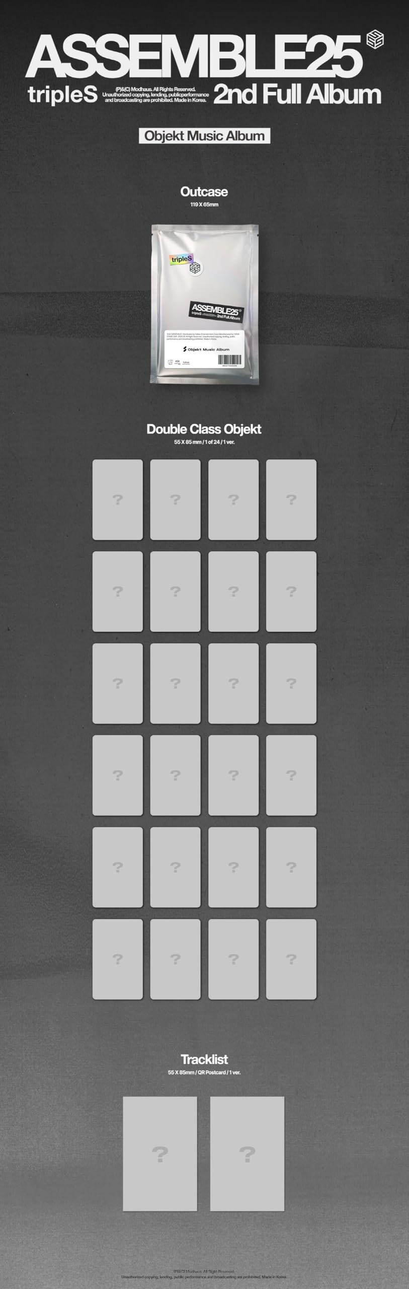 Amazon.com: tripleS ASSEMBLE25 2nd Album with Tracking Sealed TPS