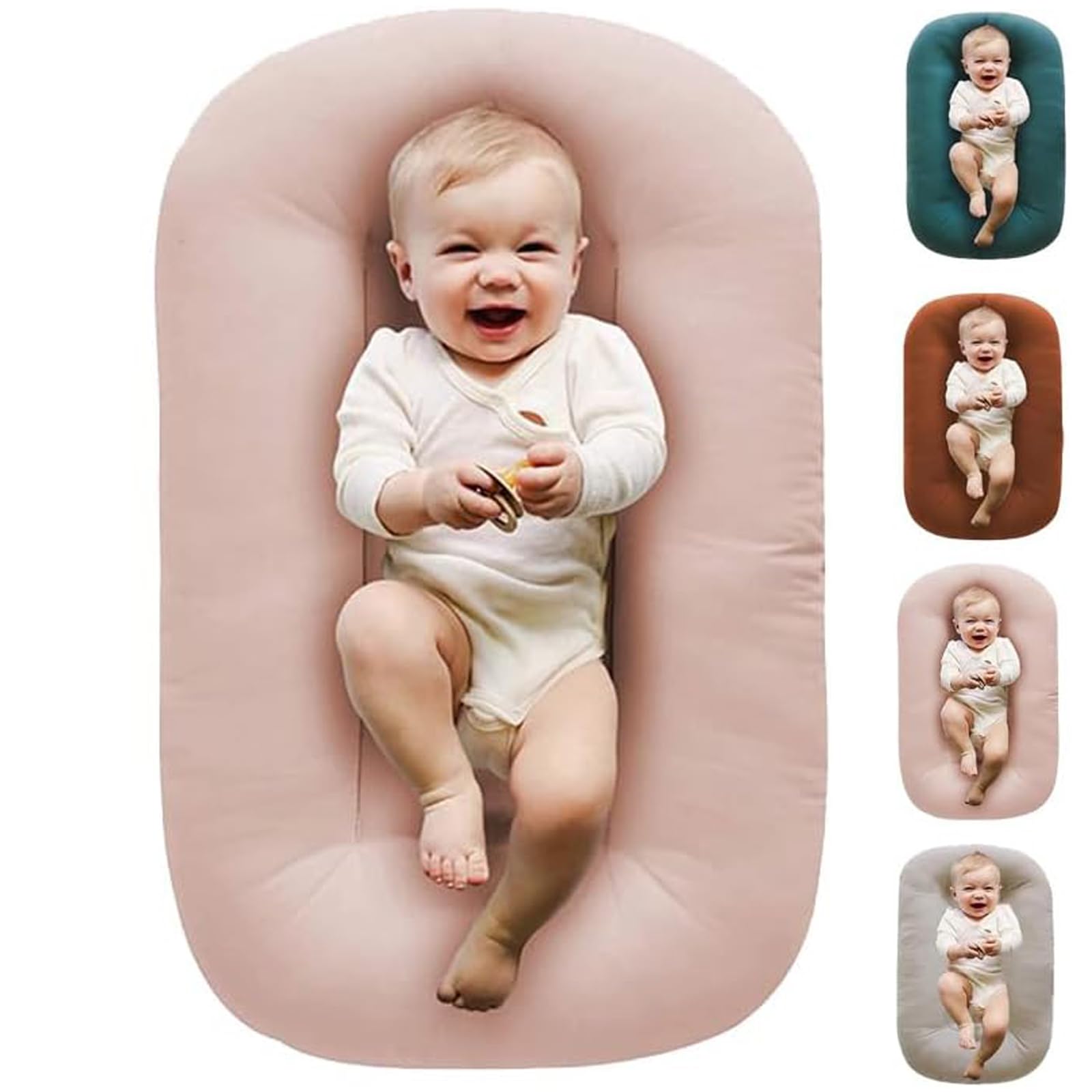 Lounger Pillow for 0-24 Months, Lounger Pillow for 0-12 (Beige) — view 5