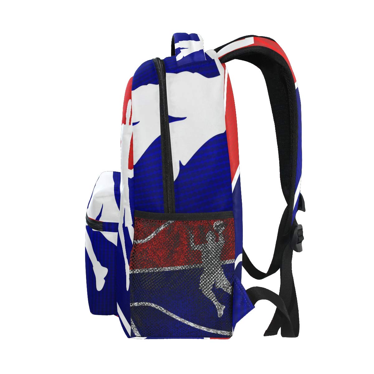 Sac à Dos d'école de Fond de Basket-Ball Bleu pour Le Sac de Voyage de Sac de Voyage d'enfants de Filles de garçons