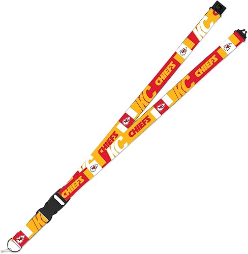 Vista 23 de Rico Industries NFL Football 19" x 1" Correa de seguridad unisex para adultos de alta calidad - Flash Color del