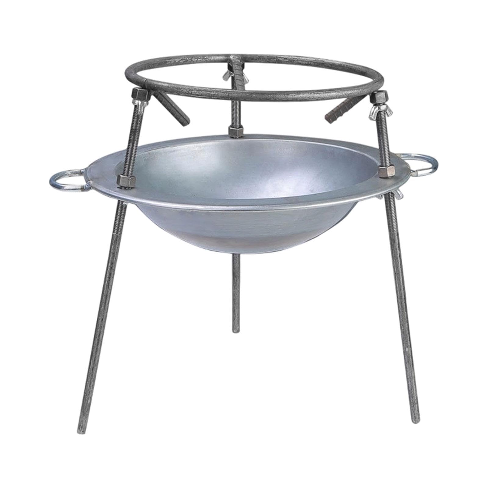 Camping Feuerstelle Dreibein Feuerschale Grill Feuerkorb Metall Outdoor Konstruktion Eisen für Gartenparty Camping Picknick Park Restaurant Familien F, Mehrfarbig, 38 cm X 30 cm X 40