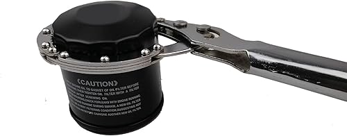 Miniatura 5 de Llave de filtro de aceite, llave de extracción de filtro ajustable, adecuada para filtros con tamaño de 2.16 a 2.95 pulgadas, el mango corto es