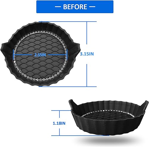 Miniatura 9 de Portavasos para automóvil, antideslizantes, con diamantes de imitación de cristal, posavasos antideslizantes y duraderos, inserto universal para