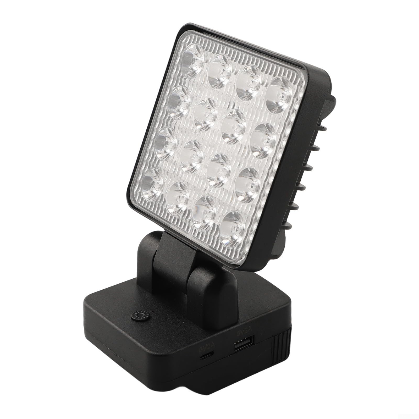 Luz de trabajo LED portátil para baterías Metabo 18V con cabezal ajustable para posicionamiento