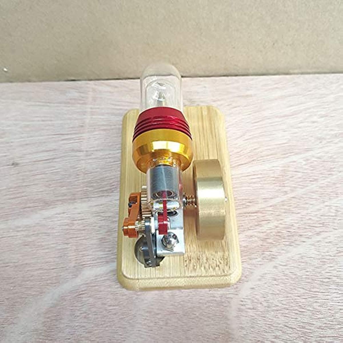 Stirling Modello di Motore a Vapore Scienza Fisica Insegnamento Stirling Decorazione Regalo di Compleanno, Esperimento Fisico