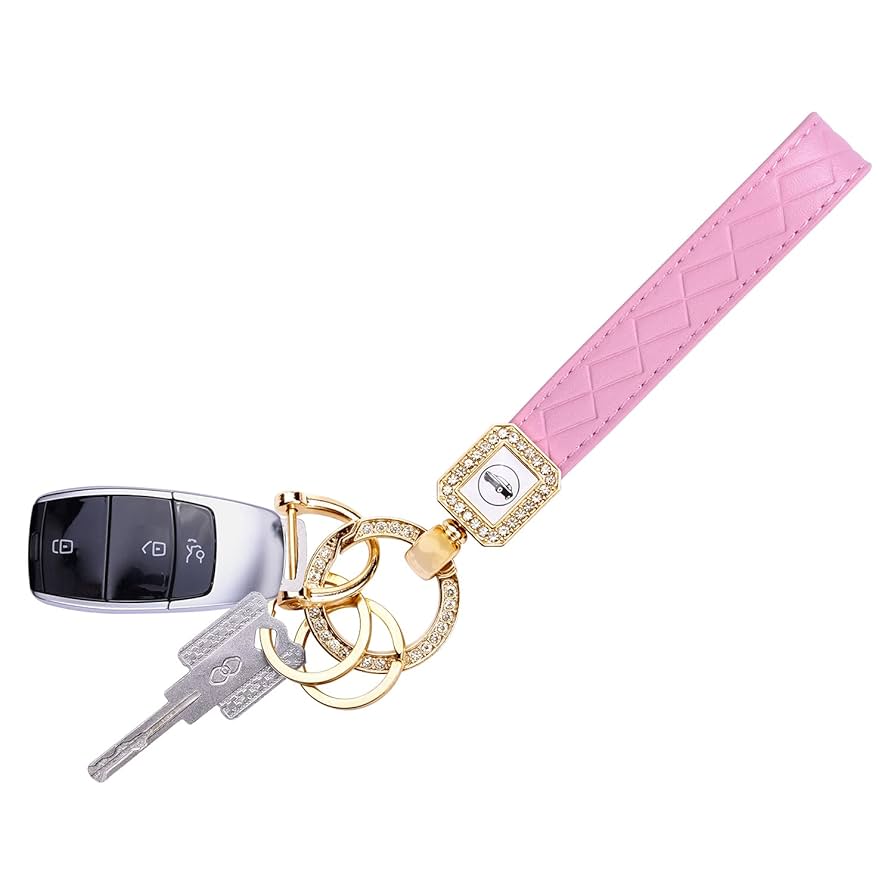 Amazon | [Wisdompro] 車の鍵 キーホルダー キラキラ カラビナ