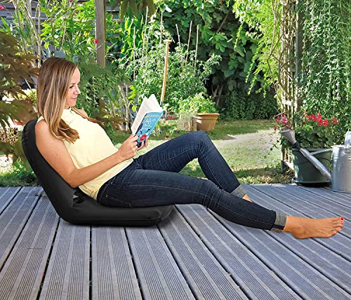 AZOD Stadium Seats Cushion for Bleachers with Strong Back Support, Folding Bleacher Seat with Lightweight,6 Reclining Positions, Multifunctional Floor Chair for Indoor or Outdoor Portable Seat - Image 4