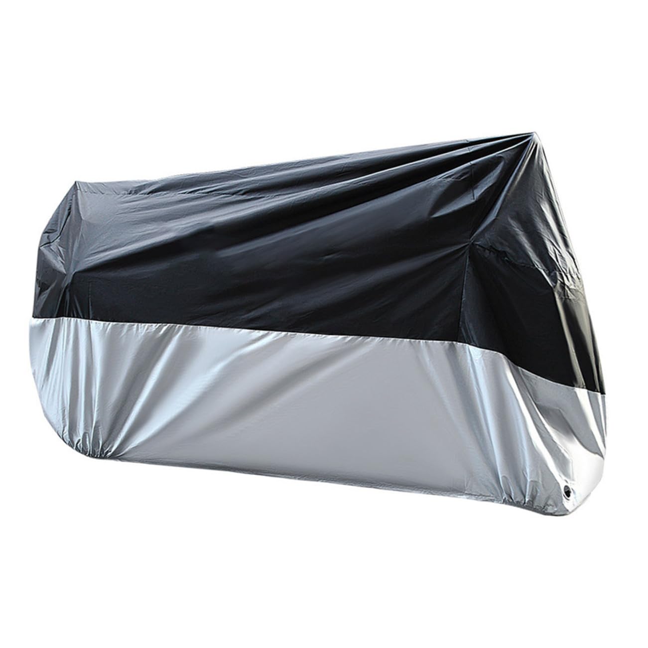 Funda negra para motocicleta ideal para exterior de Oxford resistente al sol con bolsa 8