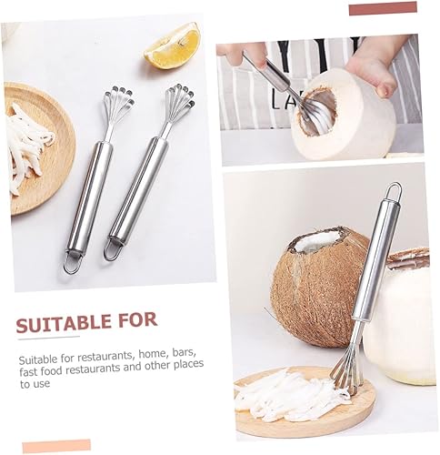 Miniatura 2 de GOOHOCHY 3 unids coco rallado multifuncional Peeler piel de pescado removedor rápido ralladores de piel de pescado máquina manual pescado raspador