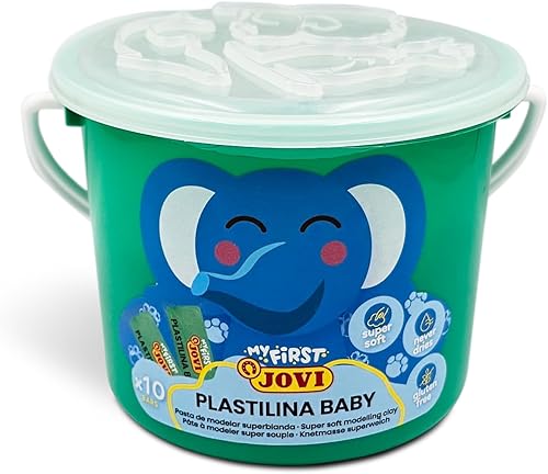 Miniatura 5 de My First PLASTILINA Baby 4 Cubos escolares 40 barras 1.34 oz Arcilla para modelar súper suave colores surtidos (10 unidades x 4 colores), súper