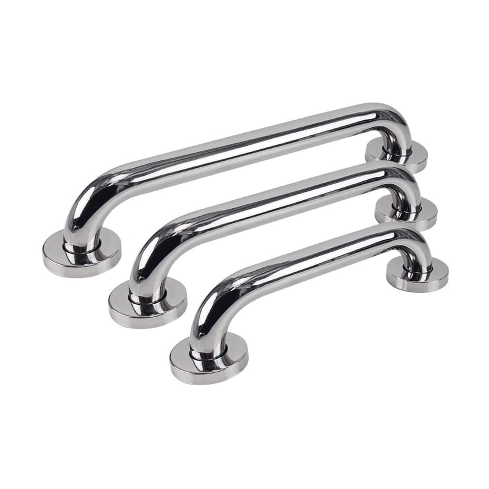 Maniglione di Sicurezza per Bagno, in Acciaio Inossidabile, per Vasca e Doccia, Porta Asciugamani, per Bambini, Anziani e Persone infortunate, con Barra Antiscivolo (30 cm)