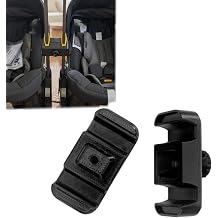 Double Stroller Connector Clip Compatible with Doona| 3D Printed Side-by-Side Adapter| Travel Pushchair Link Accessory Black