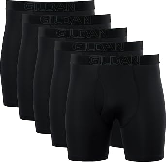 Gildan Mens Performance Underwear Boxer Briefs