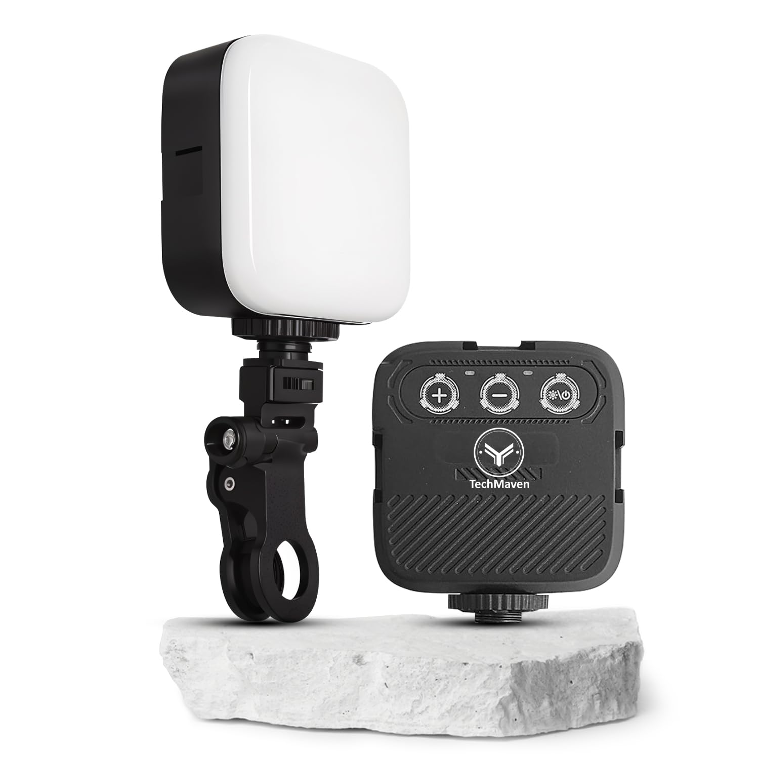 LED Video Light for Camera | Rechargeable Photography Lighting | Dimmable Light for YouTube, Live Streaming, Makeup, Vlogging Tripod Mount-3 Color Modes | Portable LED Panel 1500mAh Battery-image-13