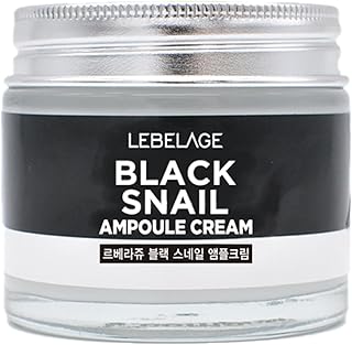 LEBELAGE Black Snail Ampolla Cream 2.36 oz (2...