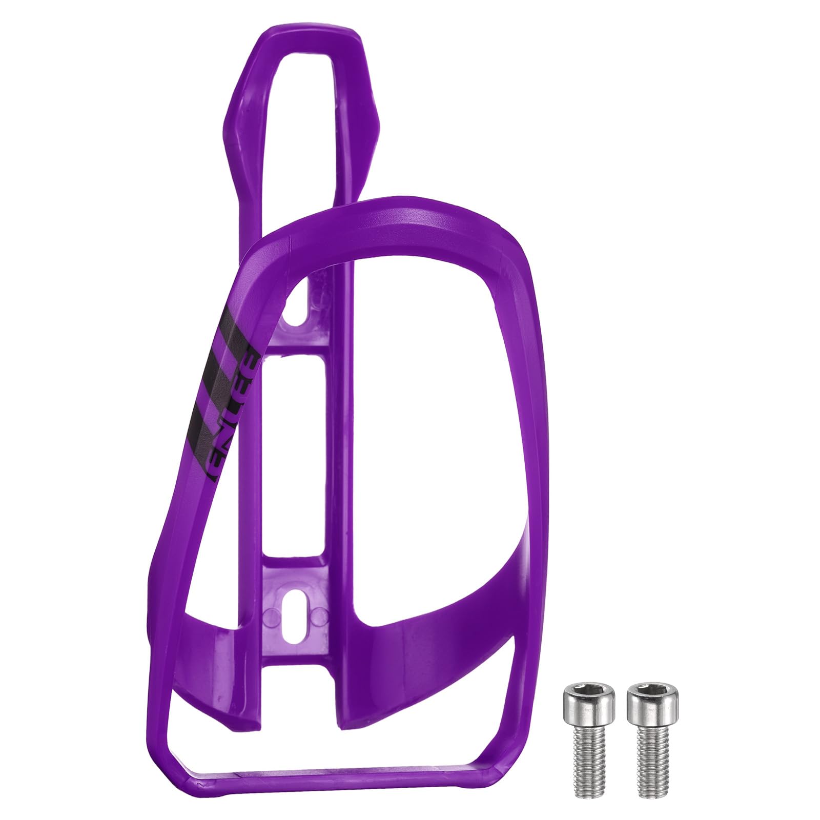 sourcing map Bicycle Water Bottle Holder Lightweight Universal Bike Bottle Cages Top Load Cycling Cup Holder for MTB Road Gravel, Purple