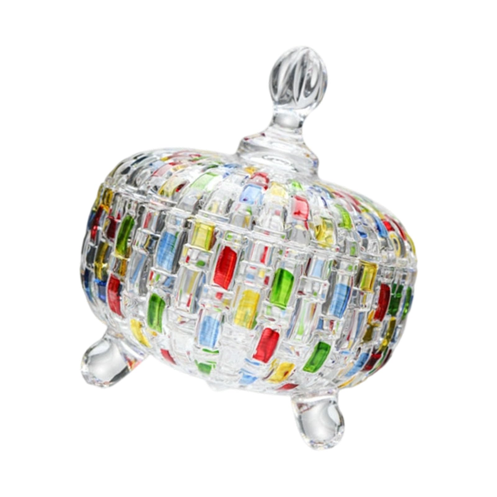 Kaeltsyn Storage Container Suitable for Candy, Snacks, and Party Treats Glass Treat Storage Jar