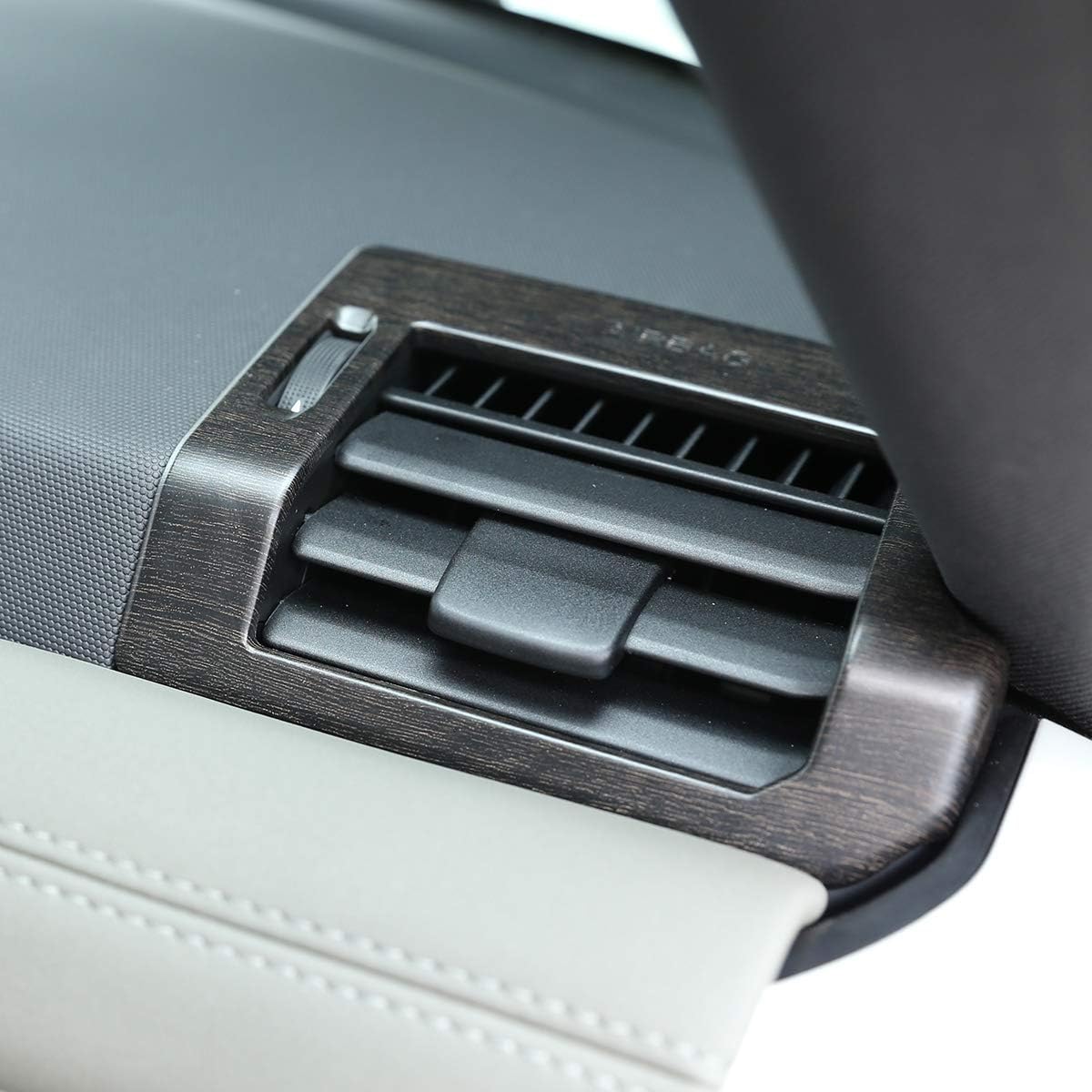 ABS Dashboard Air Conditioning Vent Interior Car Accessories for Land Rover Defender 110 2020 (Oak Wood Grain)